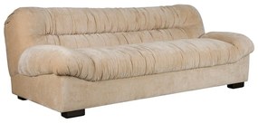 Bézs bársony kanapé 214 cm Douglas – Dutchbone