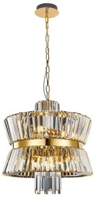 Csillár láncon AURELIA 12xE14/40W/230V arany