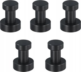 Törölközőtartók rozsdamentes acél króm 3cm 5 db