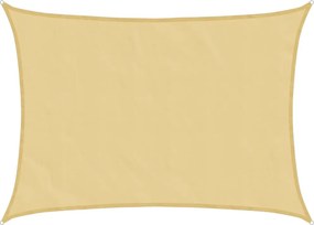 vidaXL homokszínű 100% poliészter oxford szövet napvitorla 8x6 m