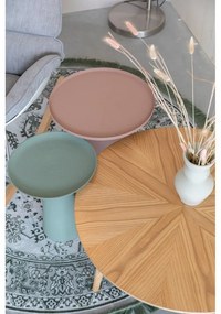 Fém kerek tárolóasztal ø 39,5 cm Ringar – White Label