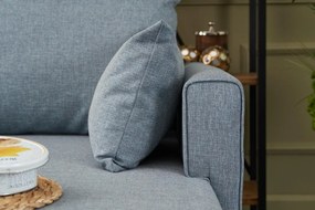 Sarokkanapé Bella Soft Köşe Koltuk Jobbos - Kék