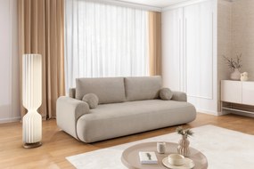 Lotulis kanapé ágyfunkcióval - krém vízlepergető kötött szövet Blur 01