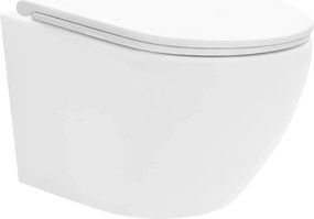 Akasztós Wc Tál Rea Carlo Mini Flat Tornádó Pro Rimless Függesztett Fehér