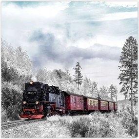 Fotótapéták 208x208 Vonat és téli aura