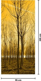 Fotótapéta ajtóra - Faültetvény (95x205cm)