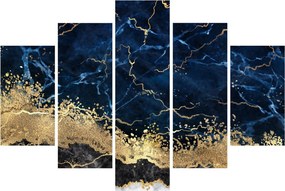 Kép - Sötétkék márvány (150x105 cm)
