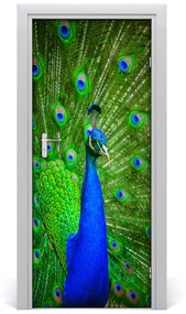 Ajtó tapéta Páva 75x205 cm