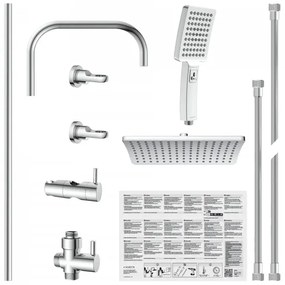 Schütte 60660 - MALLORCA zuhanygarnitúra fényes króm