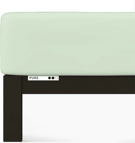 Gyerek lepedő Schlafgut Pure Baby 60-70x120-140cm Green Light 643