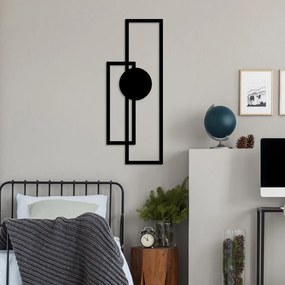 Fém fali dekoráció, 32×85 cm