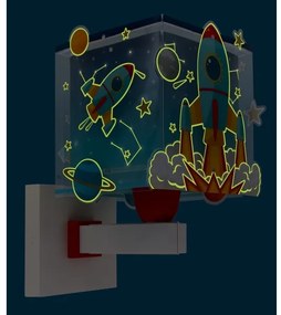 Dalber 63359 - Gyerek fali lámpa ROCKET 1xE27/15W/230V