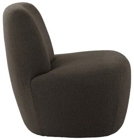 Szürkésbarna buklé fotel Ada – Leitmotiv