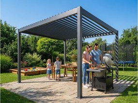 alumínium bioklimatikus pergola LANITPLAST PREMIUM 4x3 m LG4089