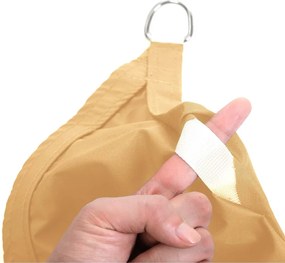 Napvitorla, 2x4m, 93% UV védelem, víz és időjárás álló, bézs