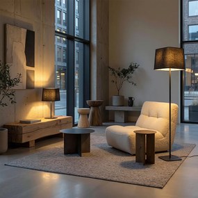 RENDL PERTH stojanová černá/černá 230V LED E27 15W