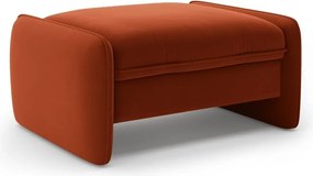 Téglavörös bársony lábtartó Georgia – Micadoni