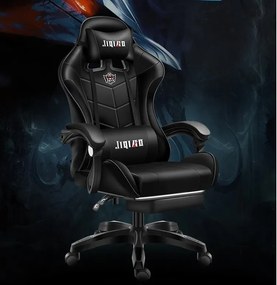 Kényelmes gamer szék fekete színben