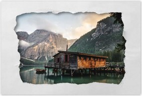 Poszterek 90x60 Hegyi kikötő Csónakok