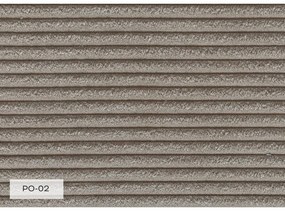 Szürkésbarna kordbársony heverő (bal oldali) Chic Charlotte – Miuform