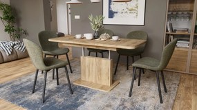 Mazzoni ASTON MINI-Z Arany Tölgy - MODERN NYITHATÓ EMELHETŐ DOHÁNYZÓASZTAL ÉTKEZŐASZTAL ÁTALAKÍTHATÓ ASZTAL