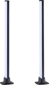 Fekete fém LED asztali lámpa (magasság 55 cm) Boy – Reality