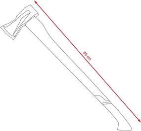 AVENBERG ALASZKA Fejsze fára 2000 g - 800 mm