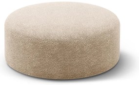 Világosbarna buklé puff Dia – Micadoni