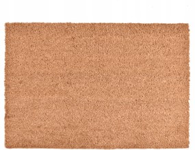 Lábtörlő ajtóhoz 60x40 cm kókusz sima boho klasszikus barna