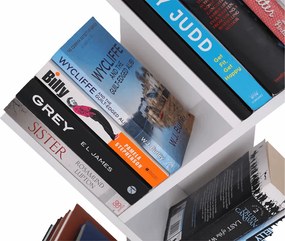 Könyvespolc, fehér, BAKI NEW TYP 3