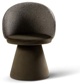 Sötétzöld bársony fotel Inez – Micadoni