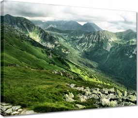 Vászonkép 40x30 Tátra Lengyel hegyek Kilátás