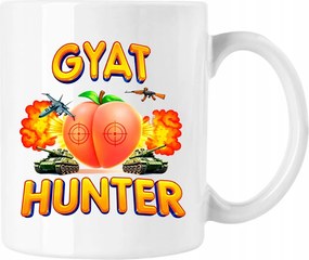 Bögre Gyat Hunter Fehér 330ml