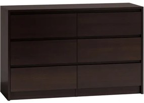 6 fiókos komód 120 cm Wenge