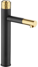 Mexen Diamond magas mosdócsaptelep, fekete/arany - 71510-75