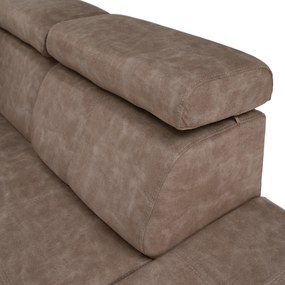 Ülőgarnitúra, bézs, jobbos, MALAGA BIG