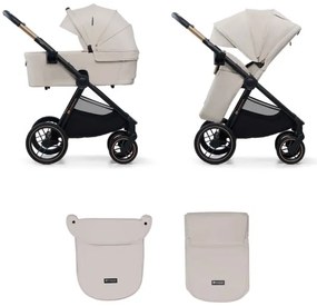 KINDERKRAFT - Kombinált babakocsi 2in1 NEA 2 bézs