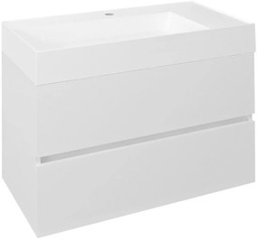 Sapho Odetta szekrény 82x43.5x50 cm Függesztett, mosdó alatti fehér DT085-3030