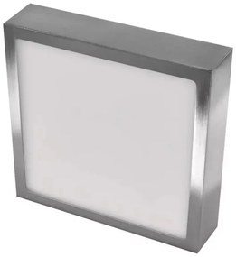 LED Mennyezeti lámpa LED/12,5W/230V 3000/3500/4000K 17x17 cm króm