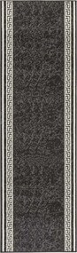 Grafit futószőnyeg puha rövid hajjal 80x450c