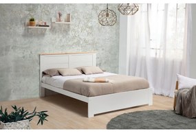 Fehér franciaágy 140x190 cm Akira – Marckeric