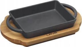 Lava Metal Öntöttvas tál talppal 12x15cm