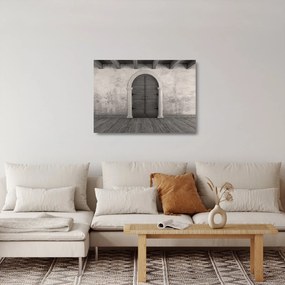 Kép - Titokzatos ajtó (üvegen) (70x50 cm)