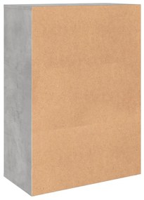 betonszürke szerelt fa tálalószekrény 60 x 31 x 84 cm