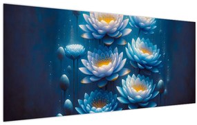 Kép - Tavirózsák a víz alatt (120x50 cm)