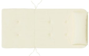 2 db krémszínű oxford-szövet Adirondack-székpárna