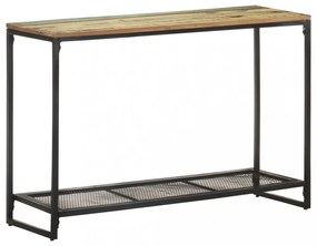 tömör újrahasznosított fa tálalóasztal 110 x 35 x 75 cm
