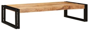 Fürdőszobai polc 100 x 50 x 23 cm Tömör mangófa és vas