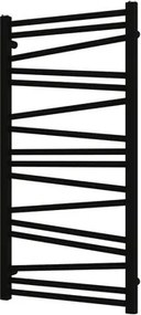 Radiátor kombinált SAT Lilon 97,5x50 cm fekete matt SATRALI975500BL