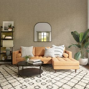 Arthouse Signature 1 Luxury Plain bézs-pezsgő szövet hatású texturált vlies tapéta – 299306